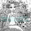 Golden Oldies - Mermaids 10 PDF Printable Colouring Pages Pack #1 - Image 2