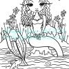 Golden Oldies - Mermaids 10 PDF Printable Colouring Pages Pack #1 - Image 3