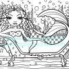 Golden Oldies - Mermaids 10 PDF Printable Colouring Pages Pack #1 - Image 5