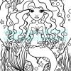 Golden Oldies - Mermaids 10 PDF Printable Colouring Pages Pack #1 - Image 10