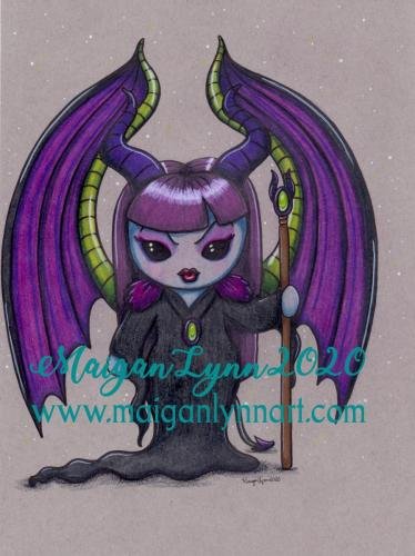 Evil Fairy Pencil Drawing